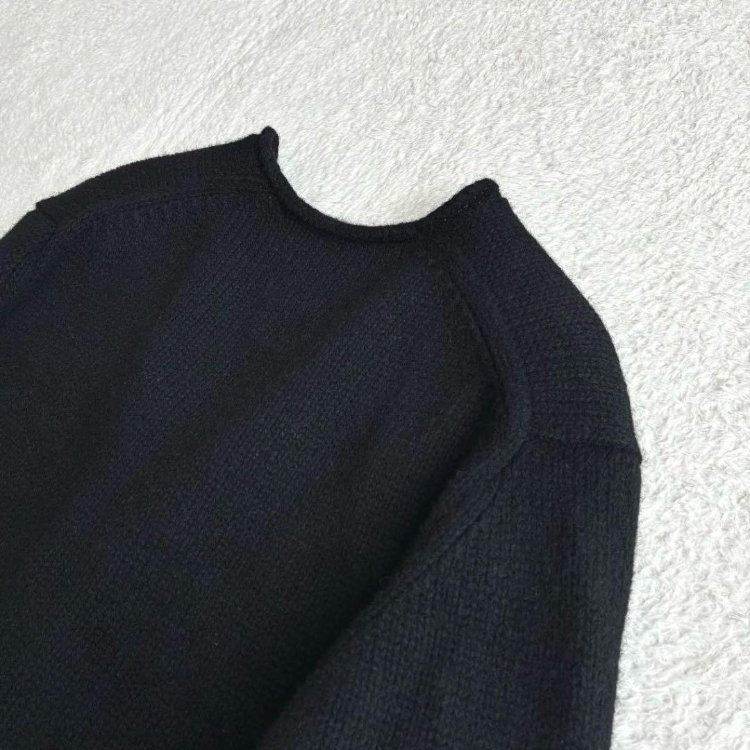 美品 ランフランセダンタン Degas ドガ 黒 ニット カーディガン 日本製