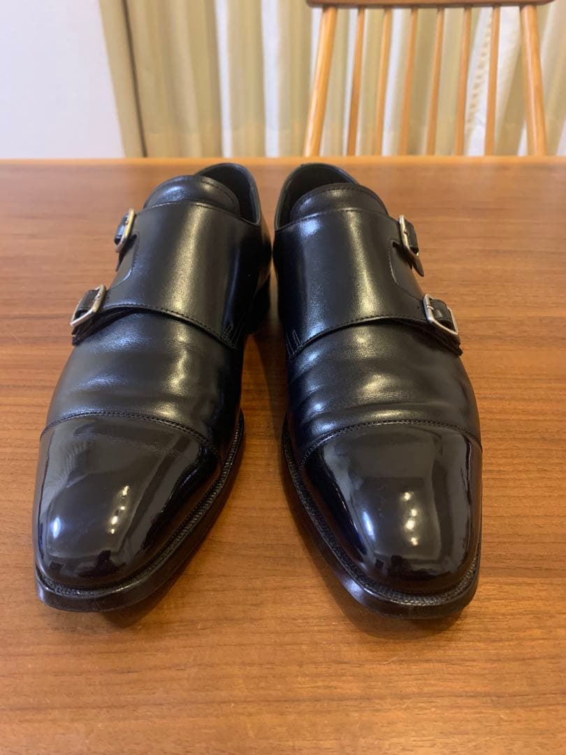 クロケット&ジョーンズ　レプトン　ダブルモンクブラック　8D