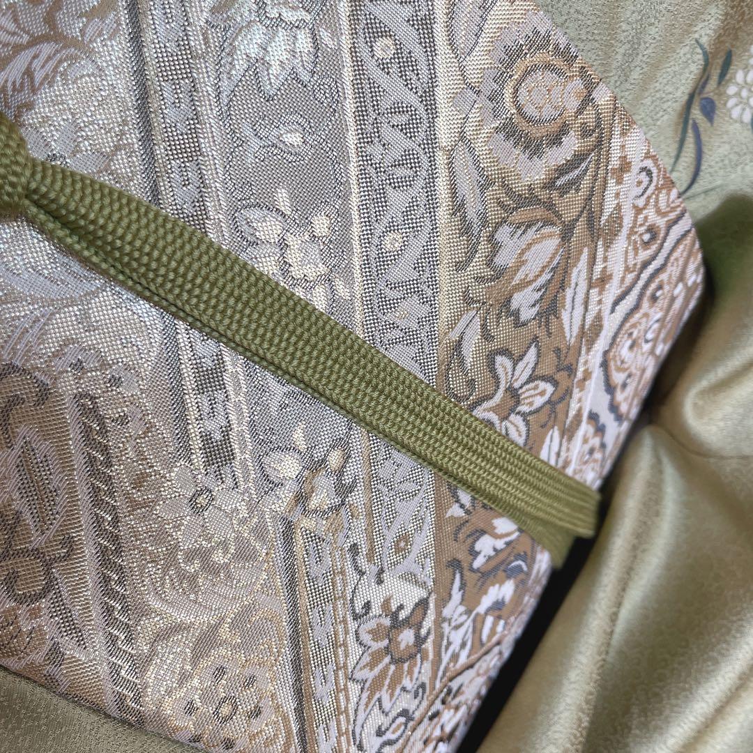 訪問着　フルセット　地紙　熨斗　綸子　金彩加工　入学式　卒業式　七五三　H2