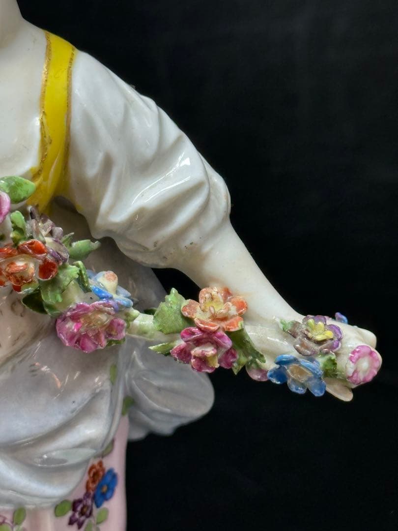 マイセン　ガーデナーの恋人たち　高さ17cm トエカ　東ゆ7-0317⭐︎2F