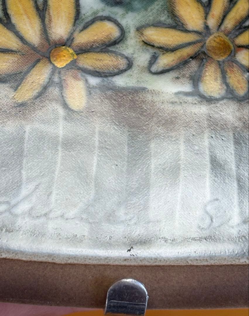 【希少品】ARABIA ヘルヤ \"Auringossa loistaen\"陶板画