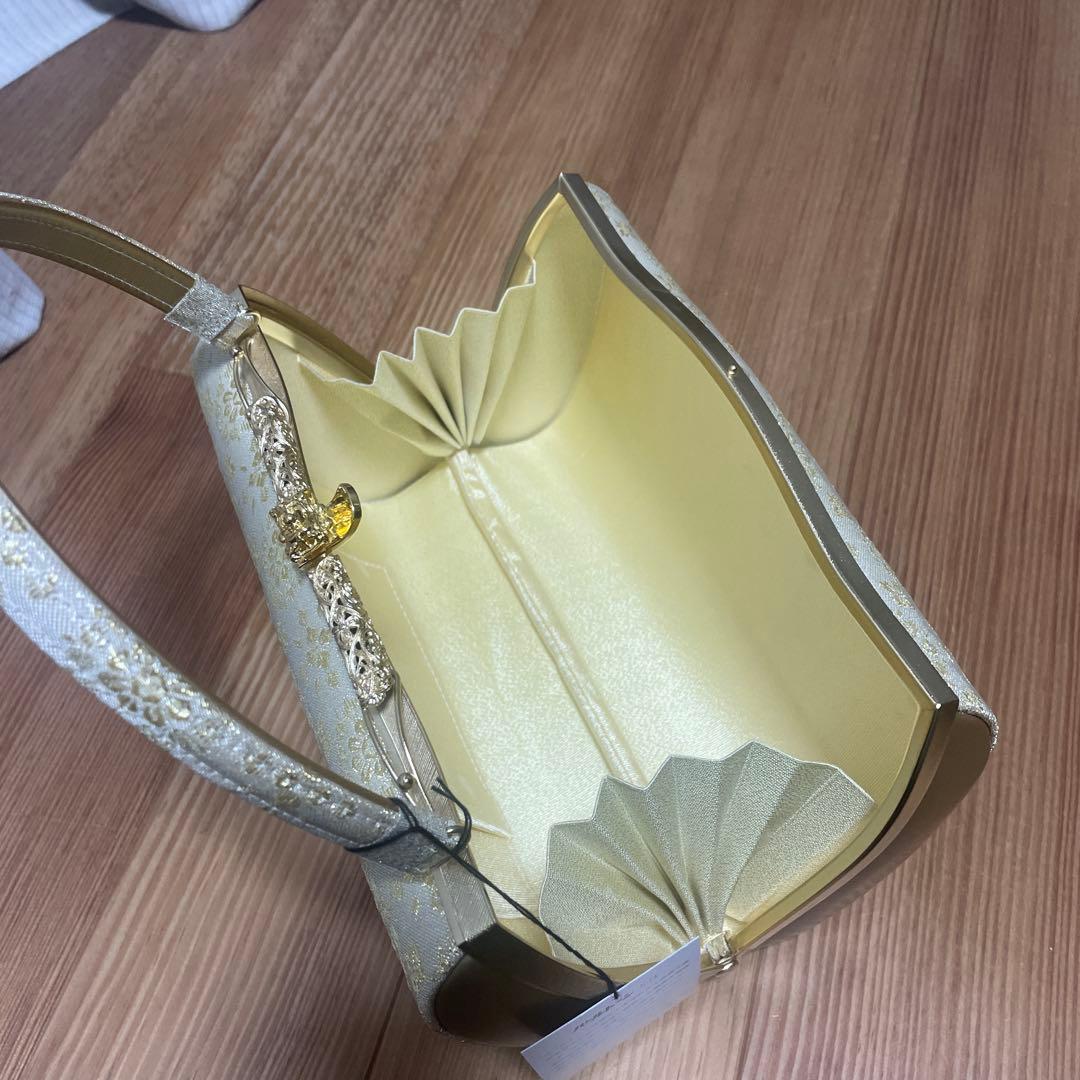 お値下げ　沙織　和装用バッグと草履のセット　結婚式　訪問着　未使用に近い