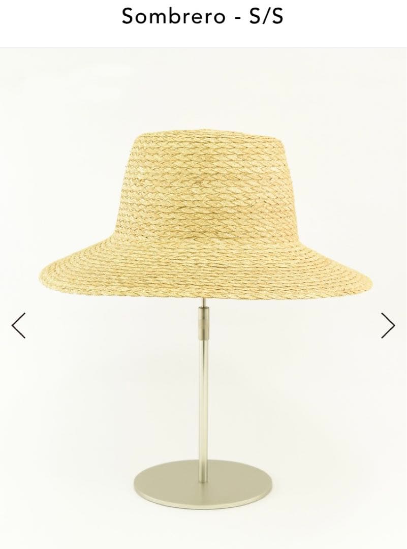 točit (トチエット) つば広ハット