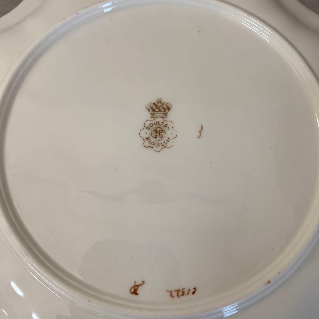 ロイヤルドルトン プレート バーズレム 英国アンティーク