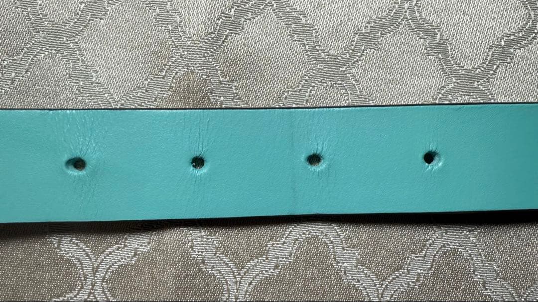 Tiffany & Co. ティファニーブルー レザー首輪