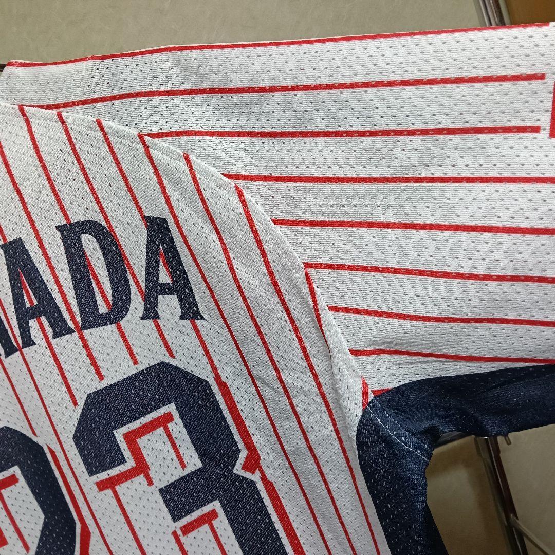 【ZETT製/極美品】ヤクルトスワローズ 山田哲人 ユニフォーム フリーサイズ