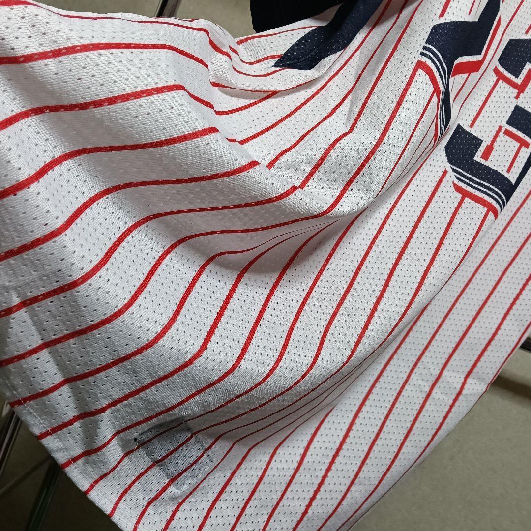 【ZETT製/極美品】ヤクルトスワローズ 山田哲人 ユニフォーム フリーサイズ