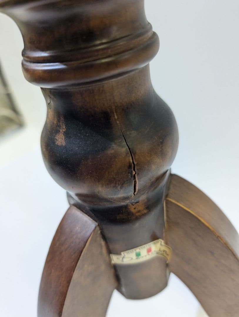 イタリア Demain ドマン プランター 木製 銘木 フラワースタンド 花台