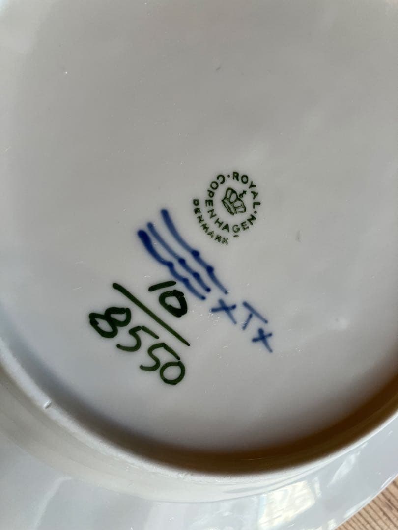 ロイヤルコペンハーゲン　ブルーフラワー　アンギュラー　22プレート×6