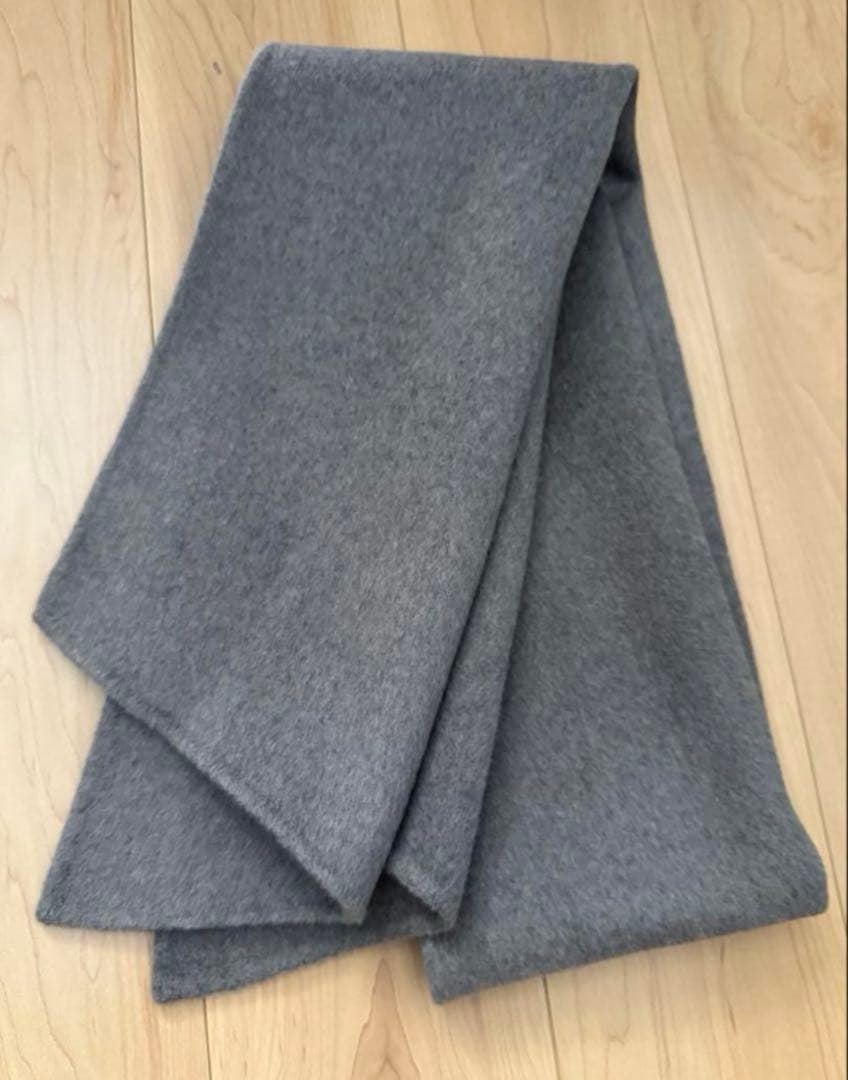 美品 vermeil par iena ラムカシミヤ マントコート グレージュ