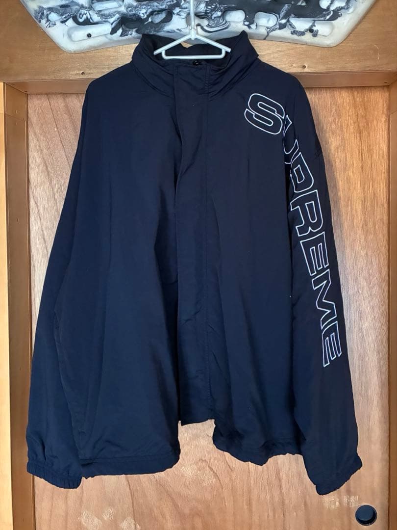Supreme Spellout Embroidered トラックジャケット L