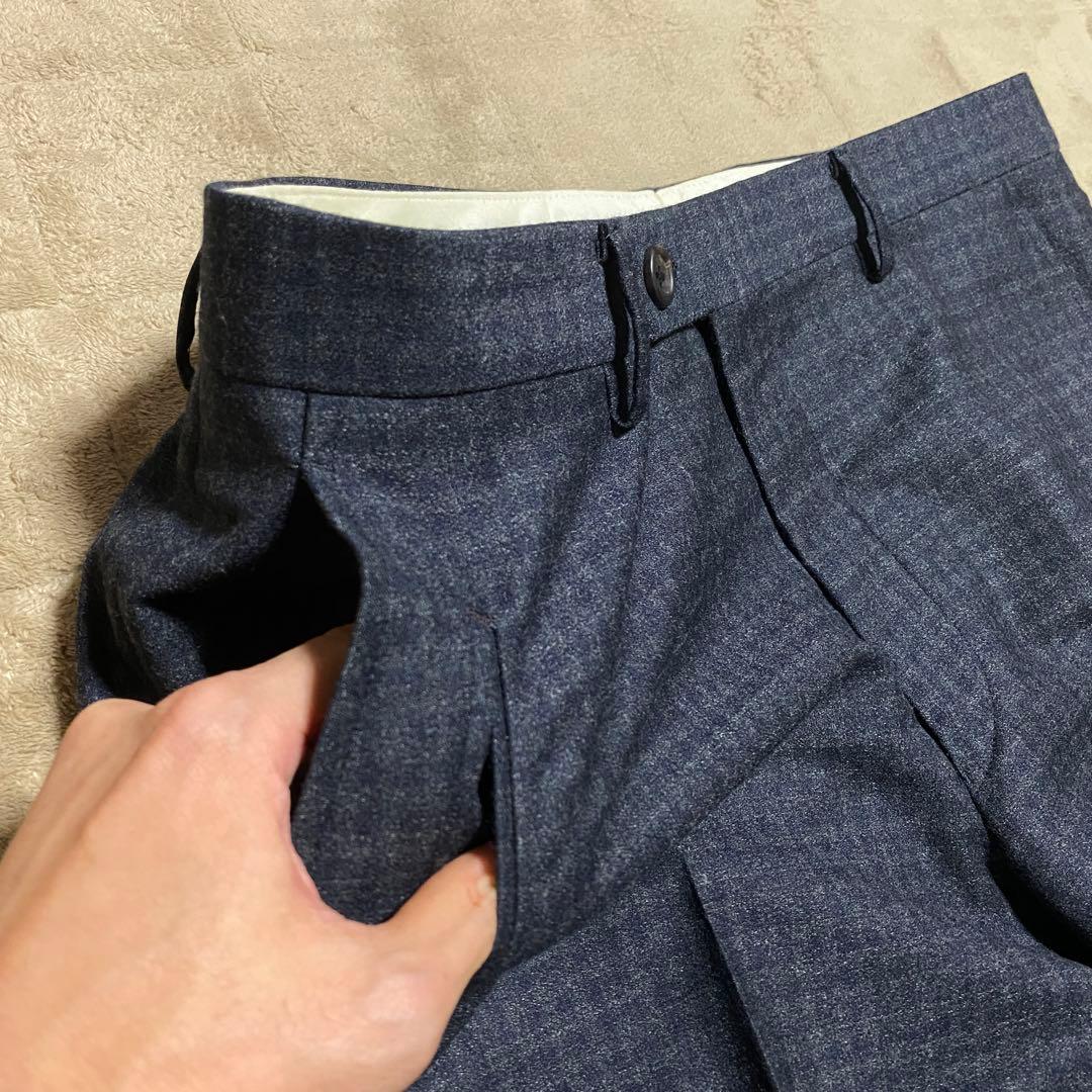 フランネル　ガンクラブチェック　スーツ　ポールスミスコレクション