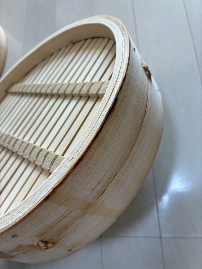 かごや 竹 中華せいろ 27cm 鍋付きセット（ガス・IH対応）