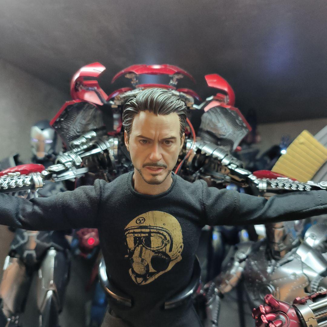 ホットトイズ 1/6 アイアンマン マーク7 スーツアップ版 MMS718