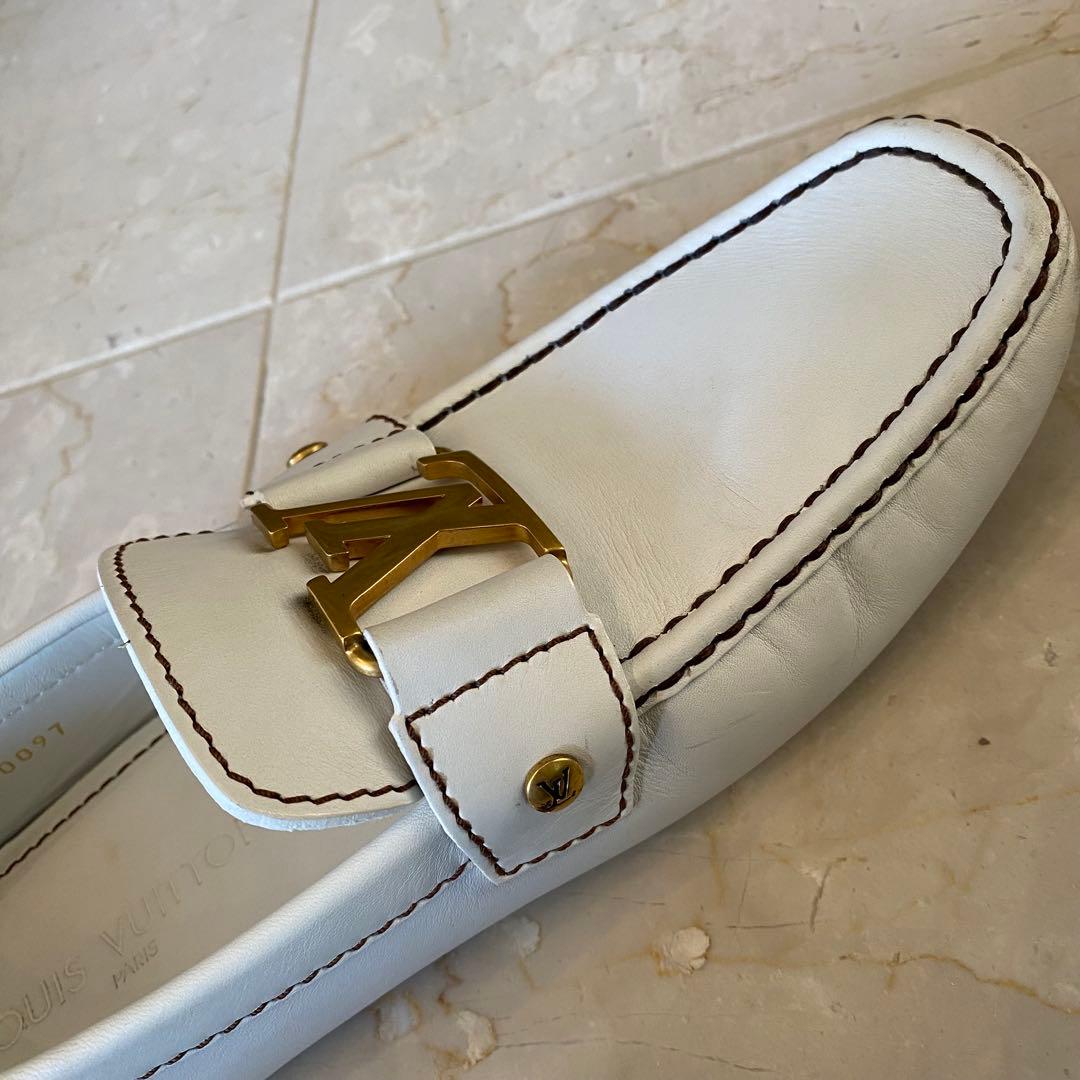 ルイヴィトン 本革 ドライビングシューズ モンテカルロライン 阪急メンズ館購入