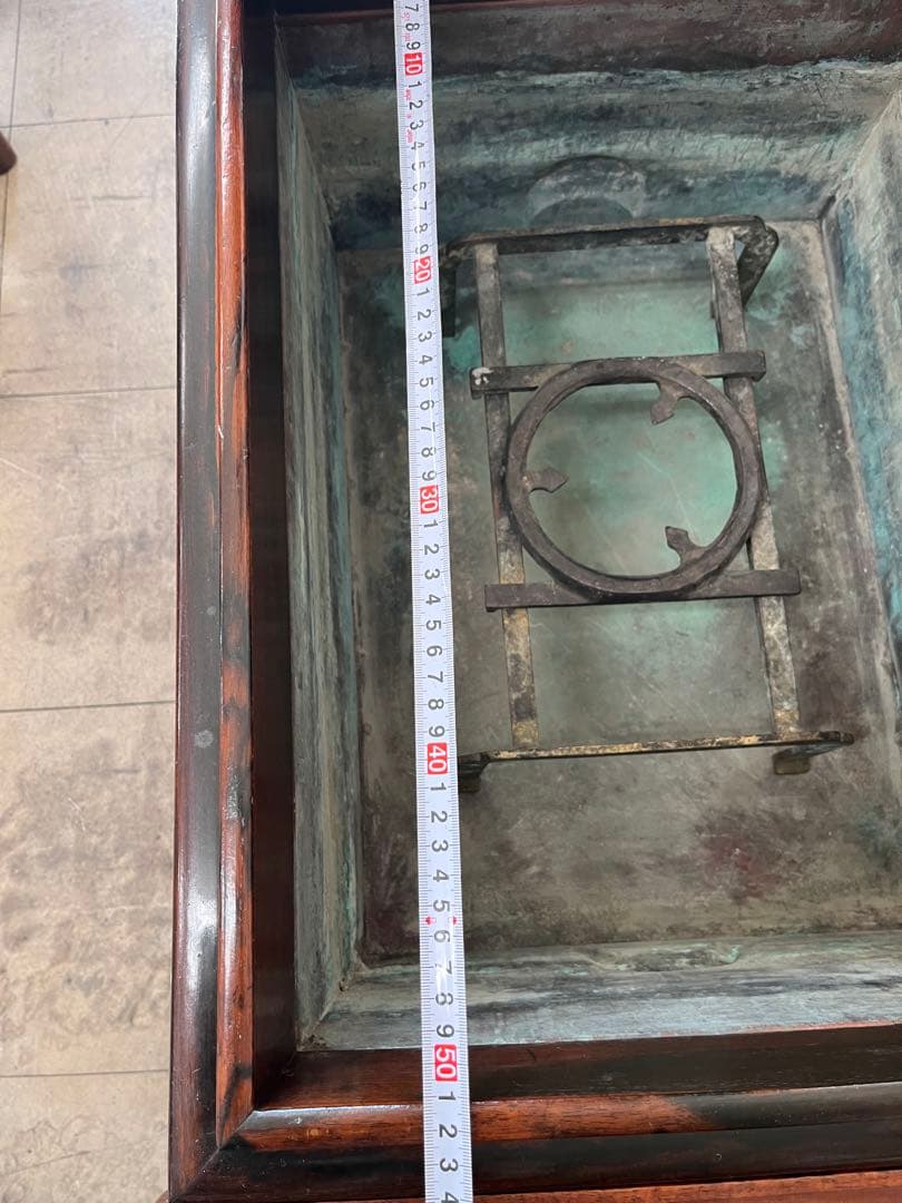 関東火鉢　長火鉢　火搔き・灰掻き　レトロ　アンティーク　骨董　古民具