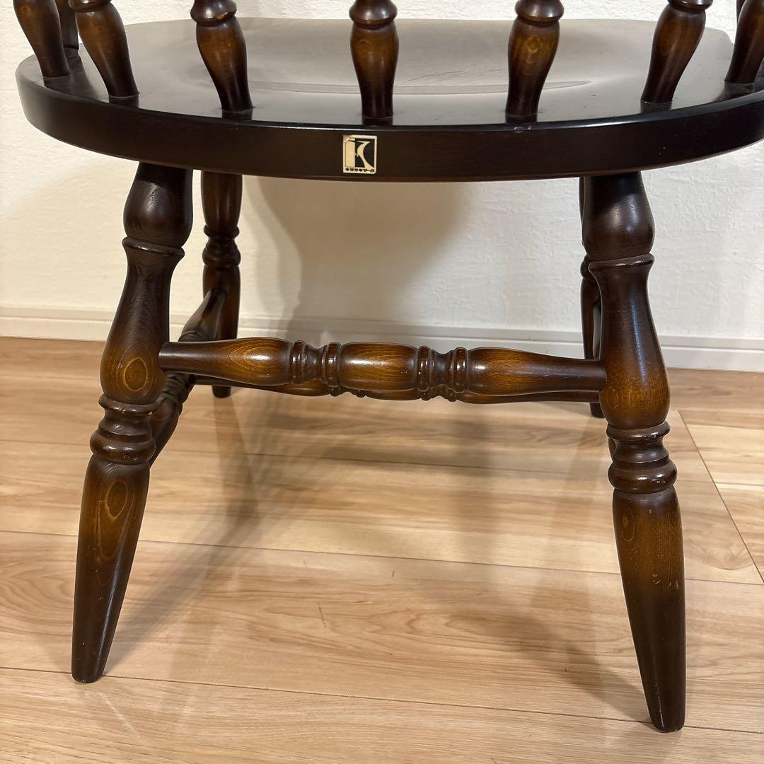 ✨送料無料✨ 飛騨産業 キツツキマーク キャプテンチェア アームチェア 椅子 ②