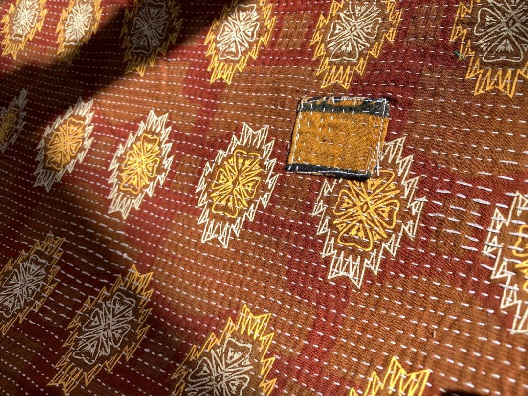 ✴︎ヴィンテージカンタキルト　ラリーキルト　マルチカバー✴︎