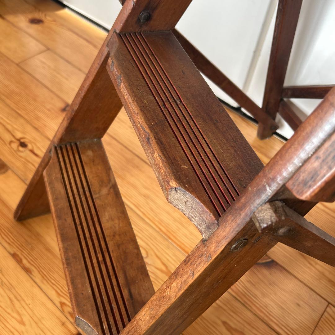 アンティーク　ステップラダー