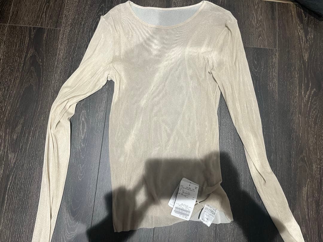 plage Flocky Mesh フロッキーメッシュロンT タグ付き