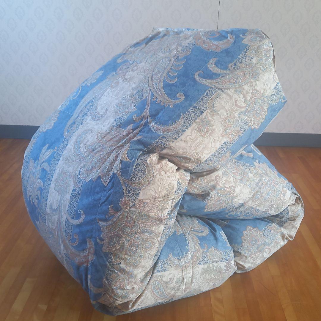 羽毛布団 増量 SDGS リフレッシュ羽毛 高密度生地 清潔 安心 日本製B⑰