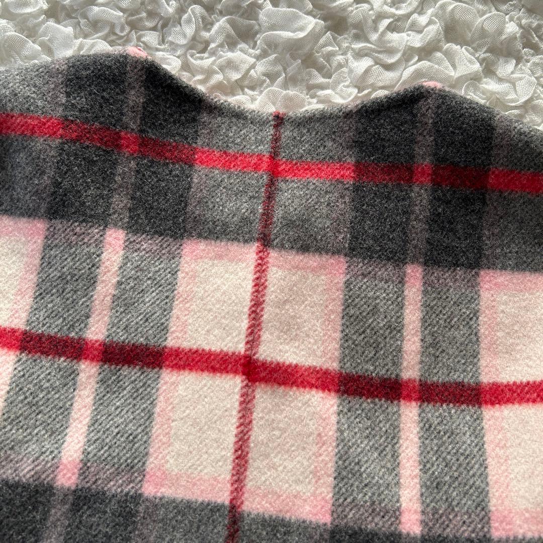 M'S GRACY エムズグレイシー　チェックｘ無地リバーシブルジャケット