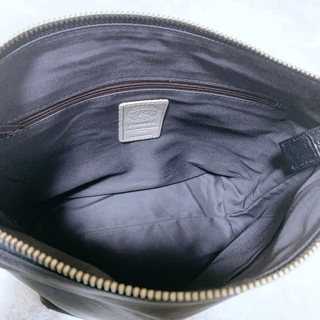 【はる】ほぼ未使用♪ russet ラシット ソフトレザーショルダーバッグ