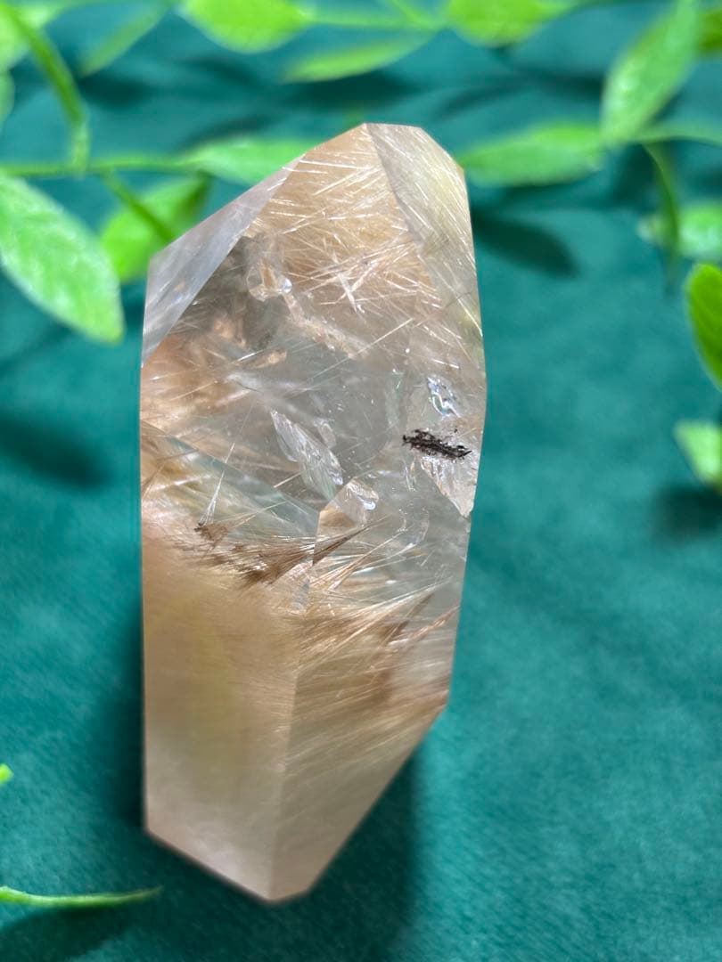 天然石　ルチルクオーツ　ポイント