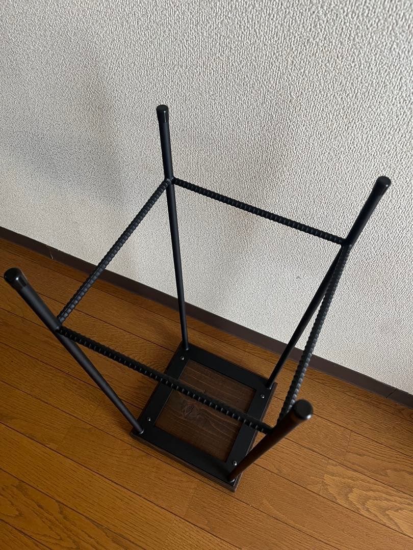 アイアンスツール　高さ64cm サイドテーブル　フラワースタンド　花台　ベンチ