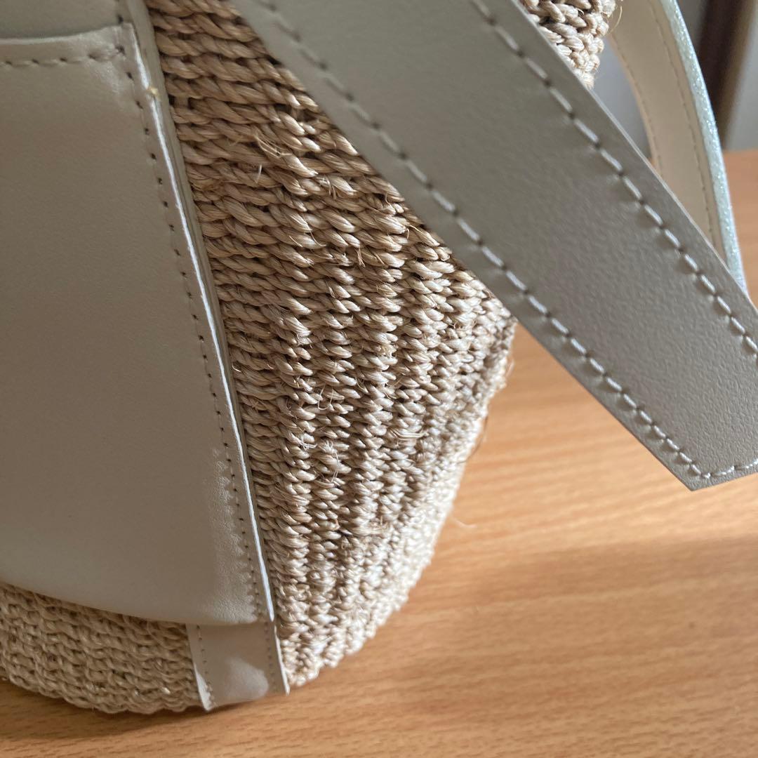 VIOLAd'ORO かごバッグ　ホワイト