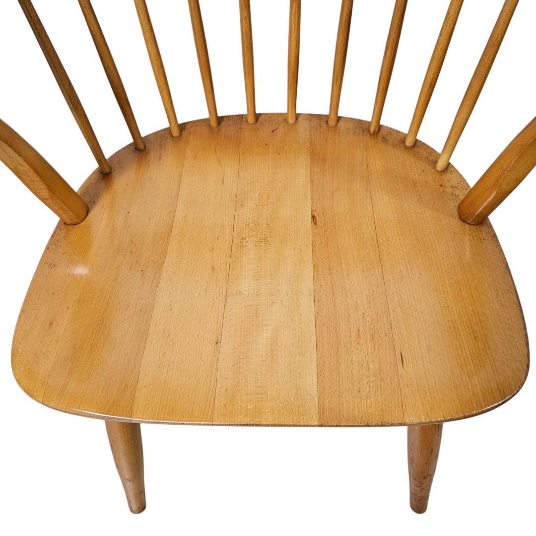 飛騨産業 キツツキ ウィンザーチェア アームチェア オーク ヴィンテージ レトロ