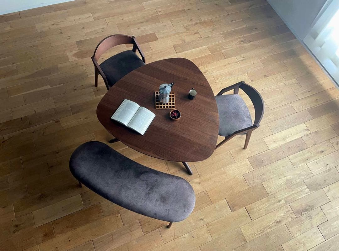 【送料無料／美品】561 PICKテーブル ウォールナット（ブラウン）