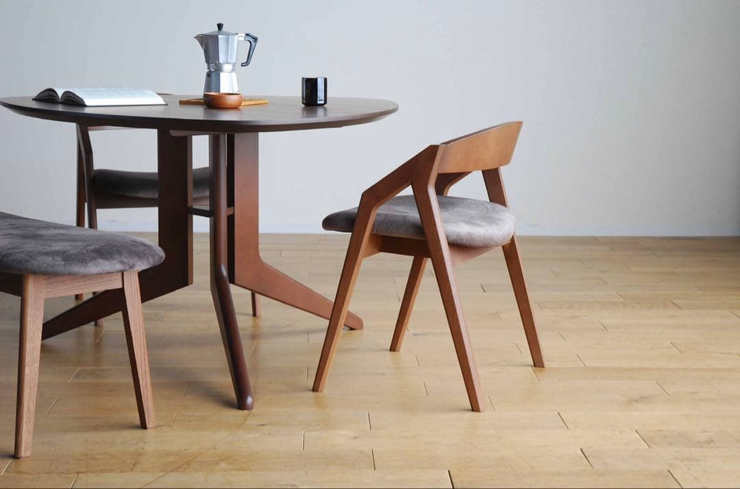 【送料無料／美品】561 PICKテーブル ウォールナット（ブラウン）