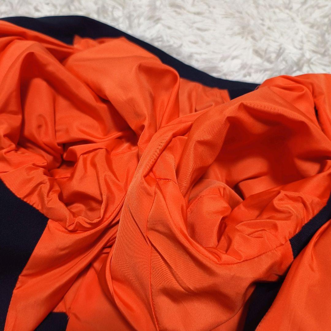 リズレー ノーカラー2WAYジャケット ネイビー