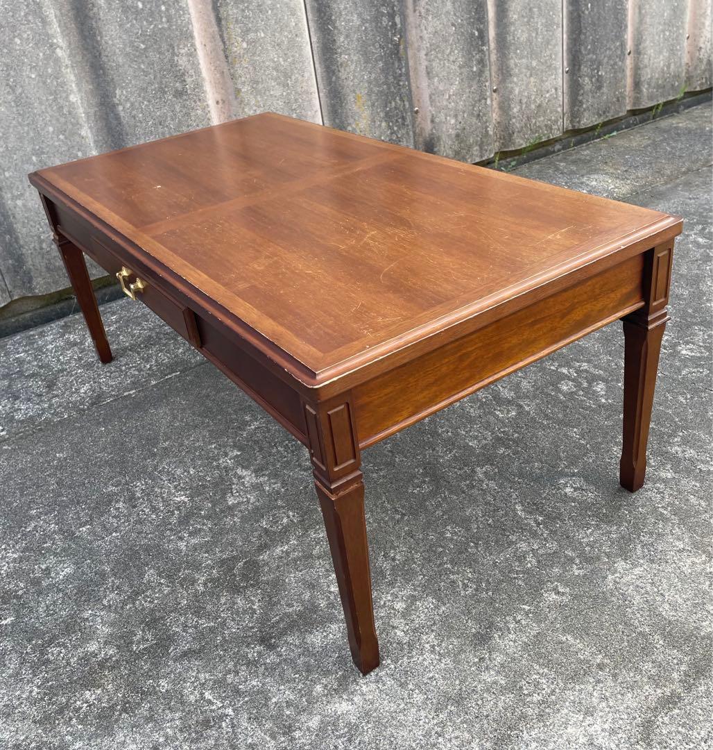 ビンテージ/maruni/マルニ木工/地中海/センターテーブル/引き出し付き