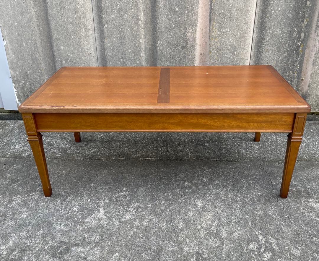 ビンテージ/maruni/マルニ木工/地中海/センターテーブル/引き出し付き