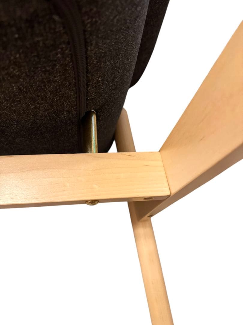 【超美品】IKEA ヴェードボー ダイニングチェア 1人掛け ダークグレー