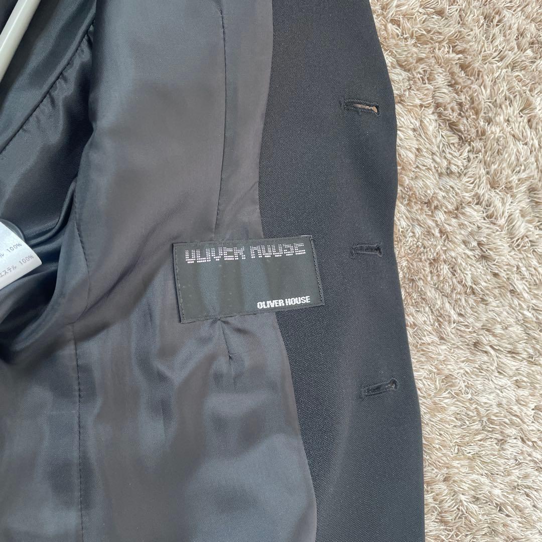 【美品】オリバーハウス フォーマル 男の子 卒業式 入学式 150cm ブラック