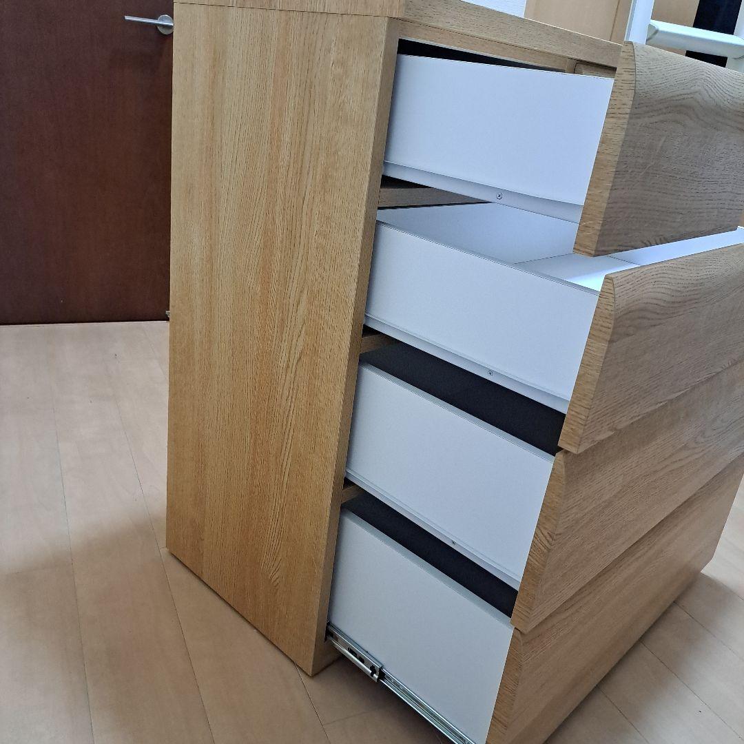 ニトリ 5段ローチェスト　ライトブラウン