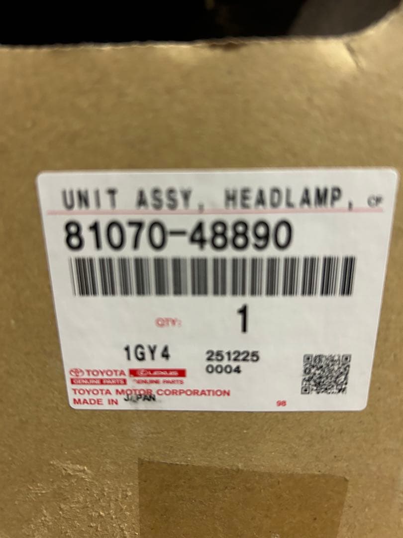 菊 ハリアー 60系 前期 左右ヘッドライト 純正 LED