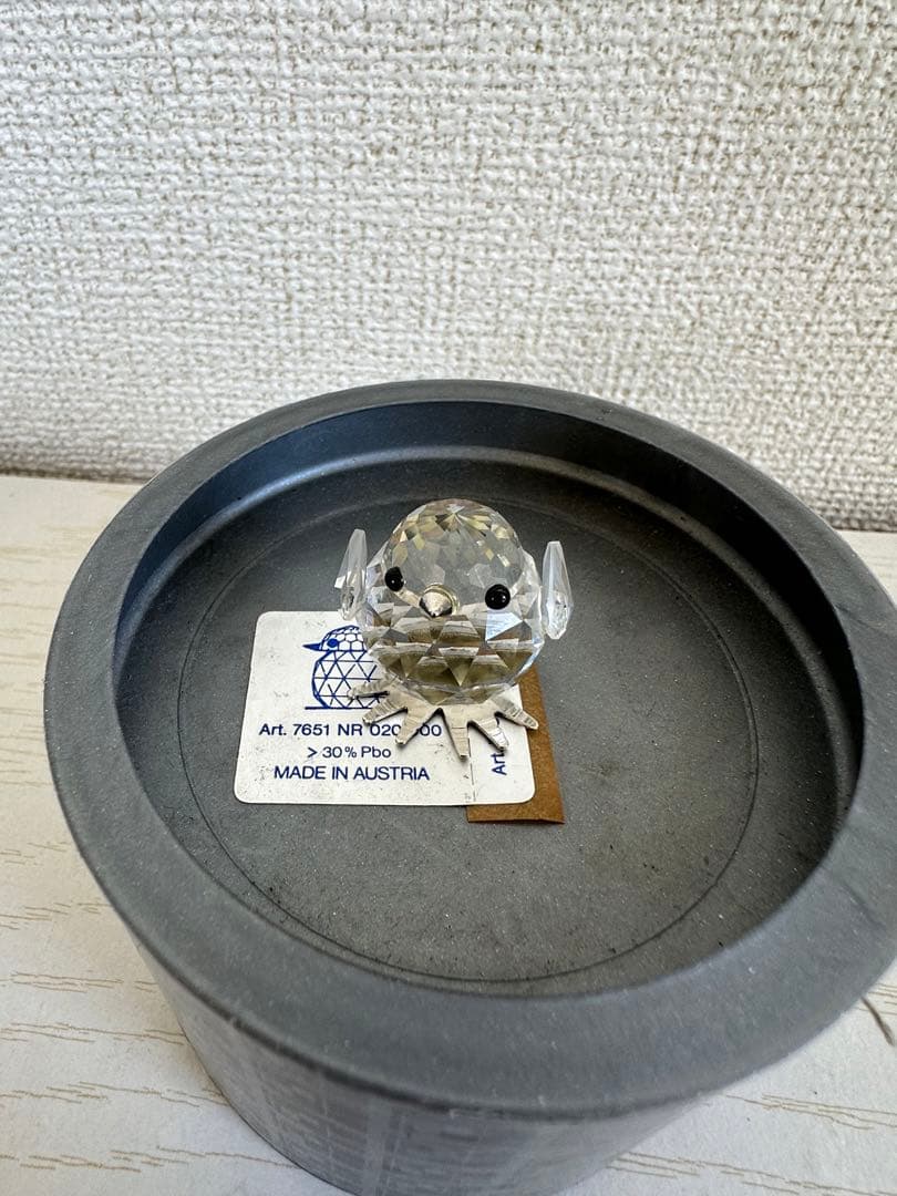 スワロフスキー スワン ハリネズミ ブタ ウサギ 小鳥 城など 8点