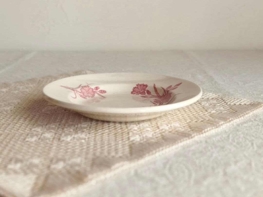 【mkuさま】vintage plate ❀ 矢車菊の 小さめ プレート