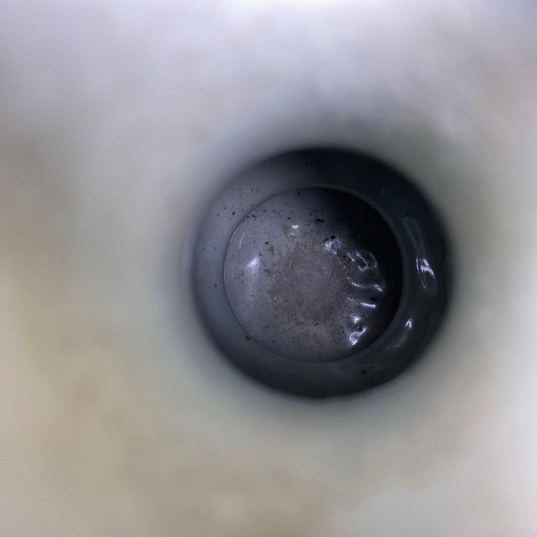 中国清時代　大清光緒年製　釉裏紅人物画花瓶　高さ約24㎝　東Y7-0331☆2F