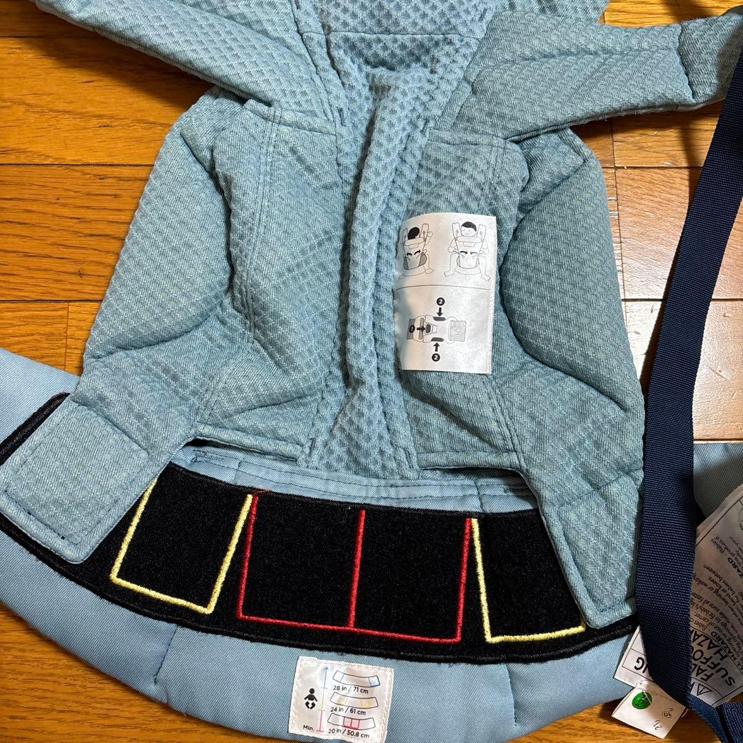 ●おまけ付き●説明書付き★エルゴベビー 抱っこ紐 OMNI Breeze 水色