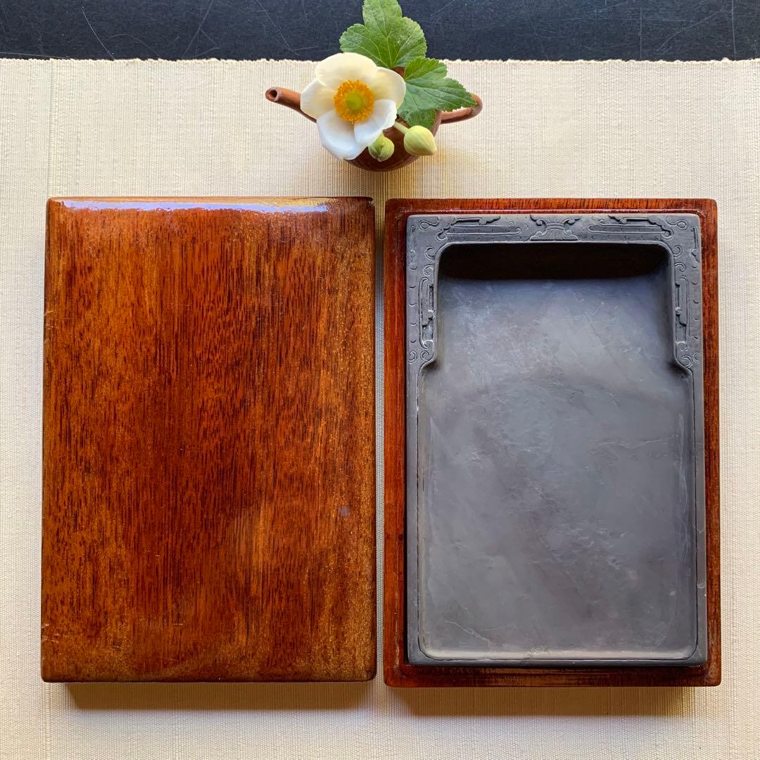 使い勝手良し☆実用長方端渓硯(*´꒳`*)