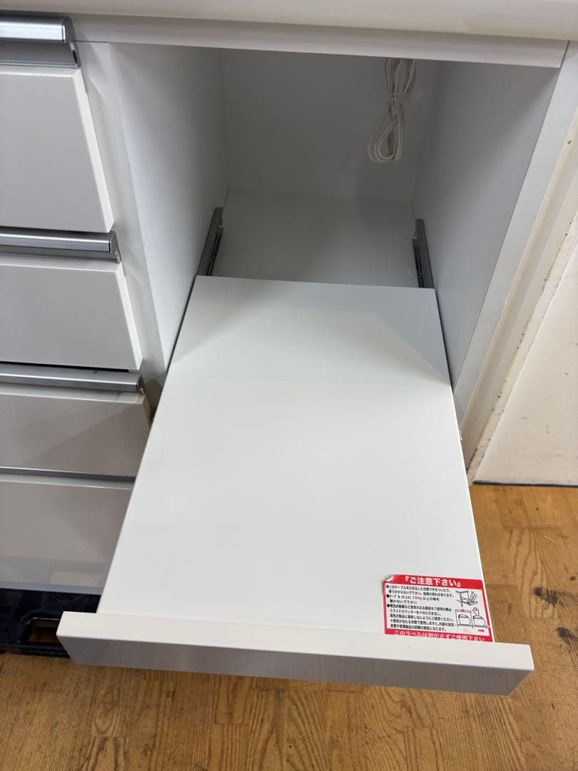 M068 ニトリ キッチンカウンター 幅1200mm ホワイト