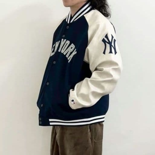 【未使用品・XL】MLB◎NYヤンキース◎メルトン スタジアム ジャケット