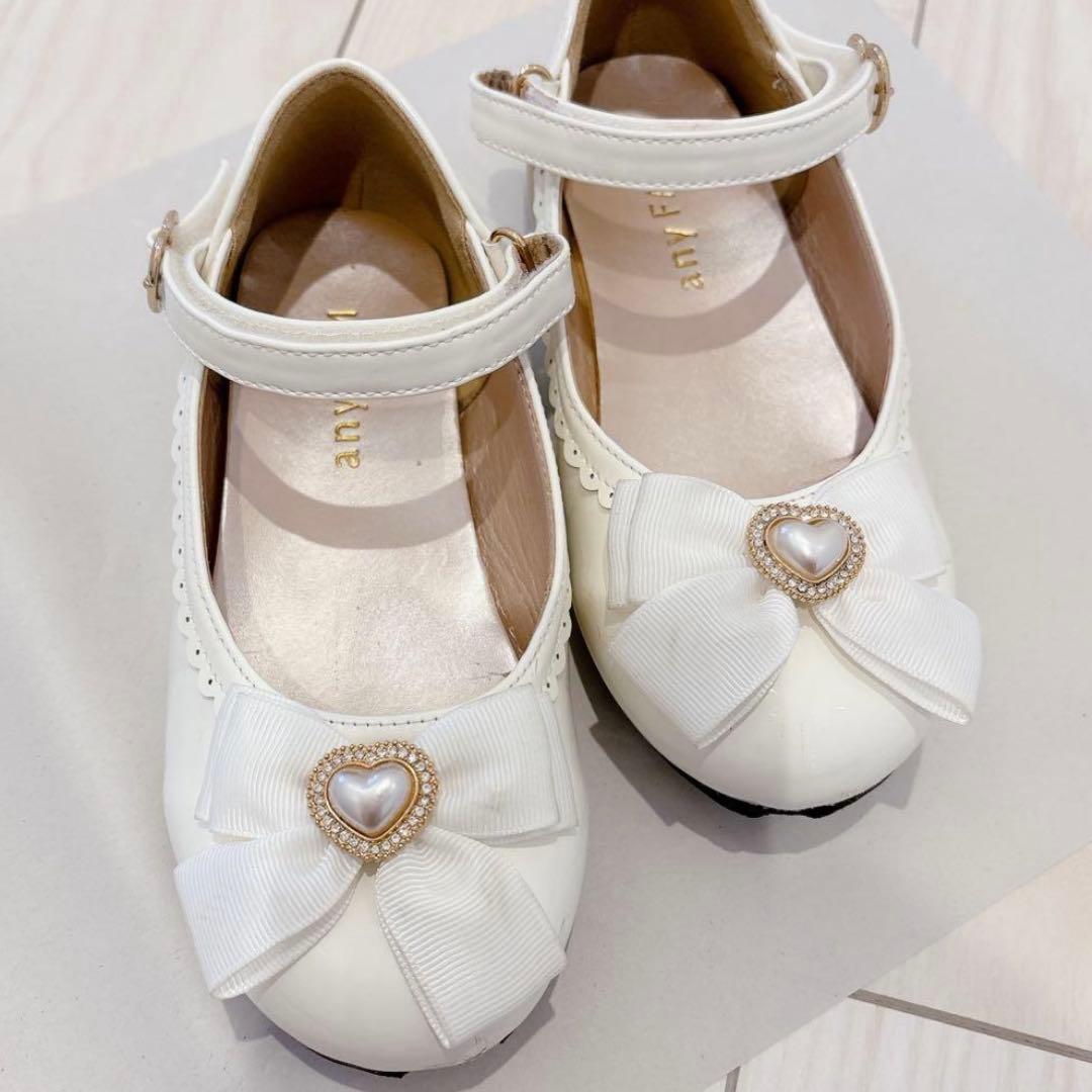 【美品】anyFAM ジャケット＋プリーツワンピース➕靴19cm➕ヘアゴム