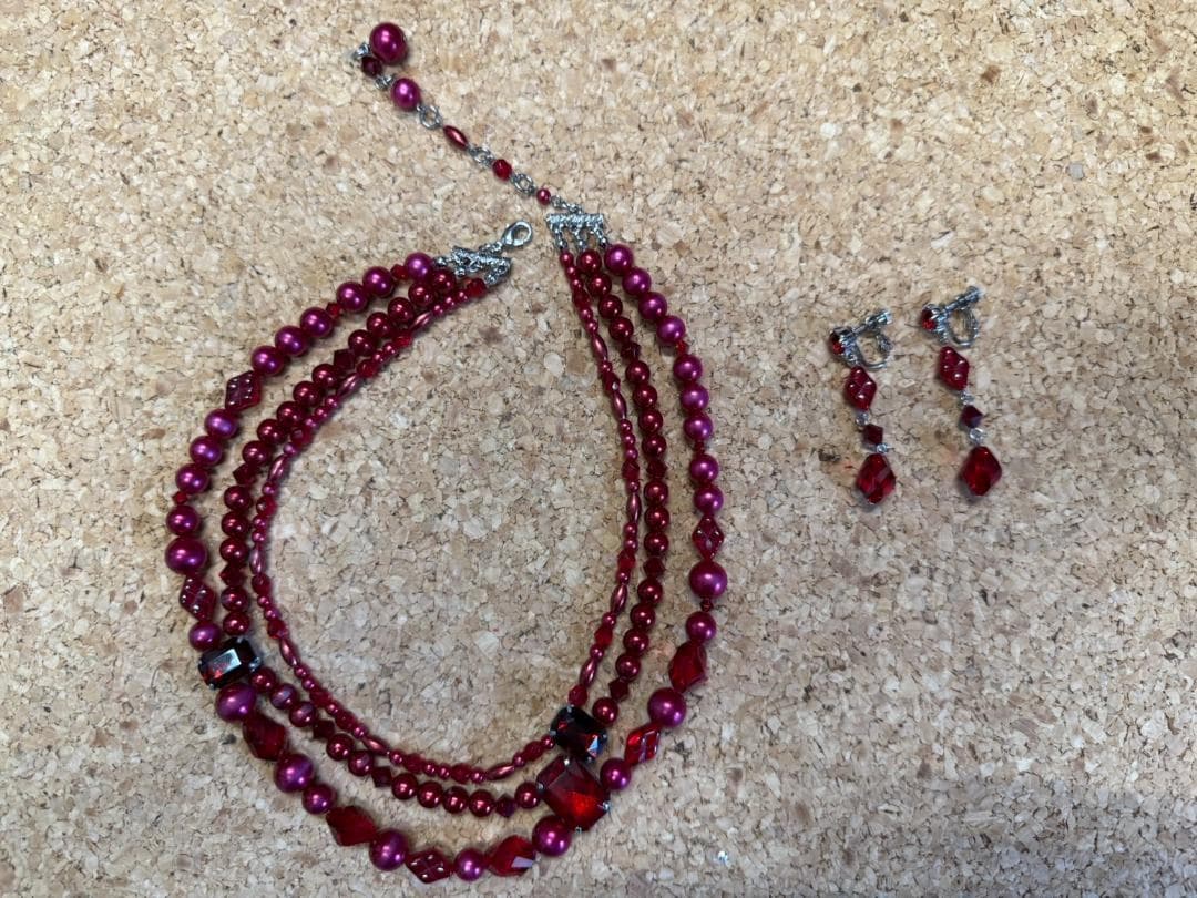 【ラファさま専用】赤 カラードレス リボン 豪華 パーティ 演奏会 7～11号