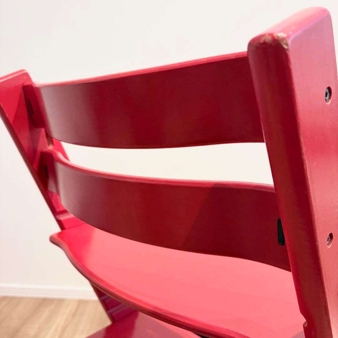 STOKKE！ストッケ トリップトラップ ベビー キッズチェア 椅子 レッド赤